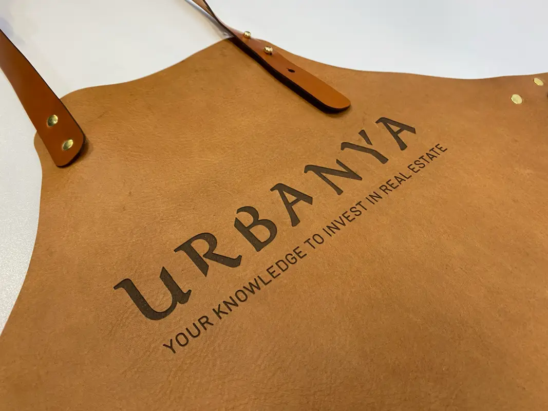tablier en cuir personnalise urbanya 