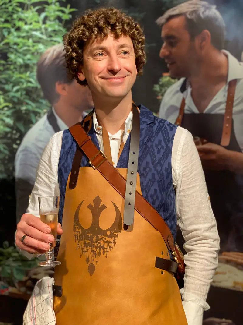 tablier en cuir pour barbecue personnalisé 