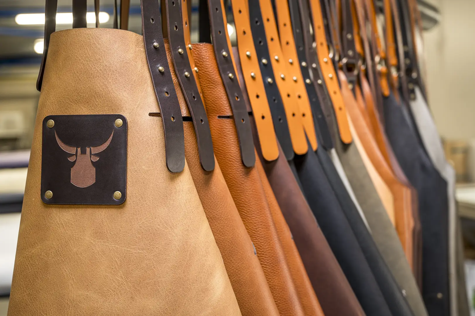 matière de votre tablier en cuir à choisir