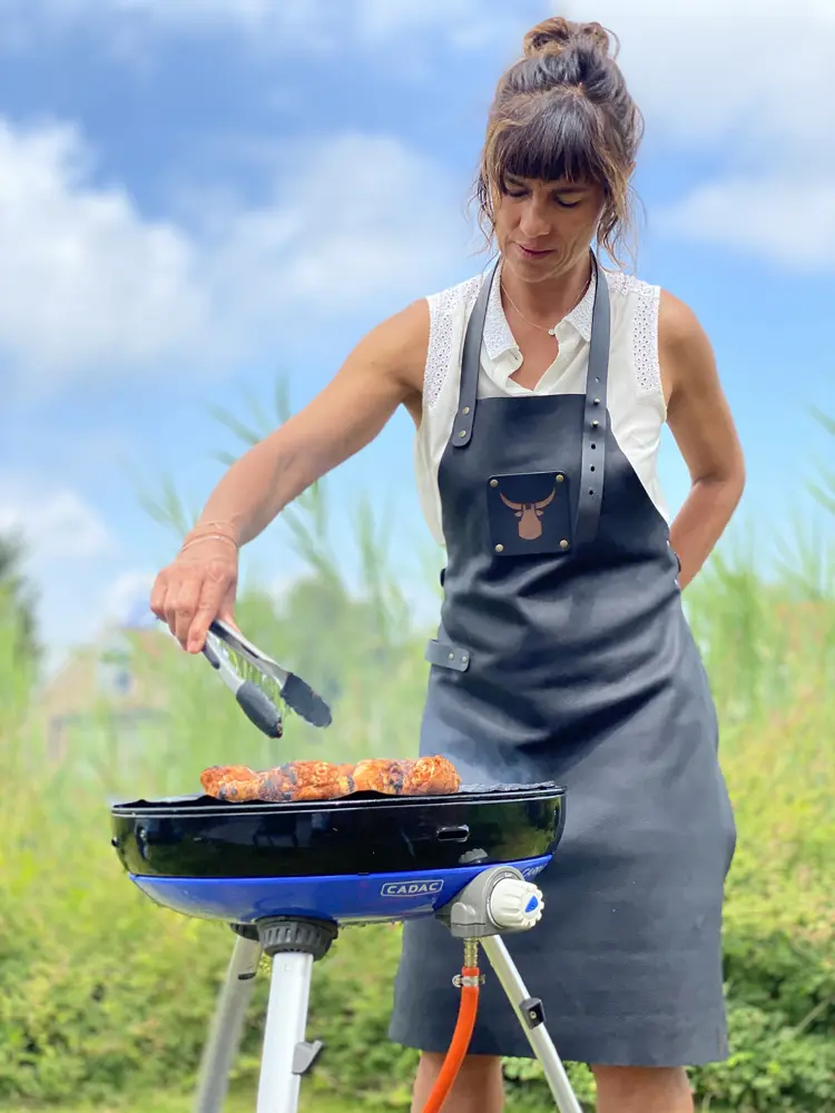 Tablier en Cuir pour Barbecue - Italian Chef