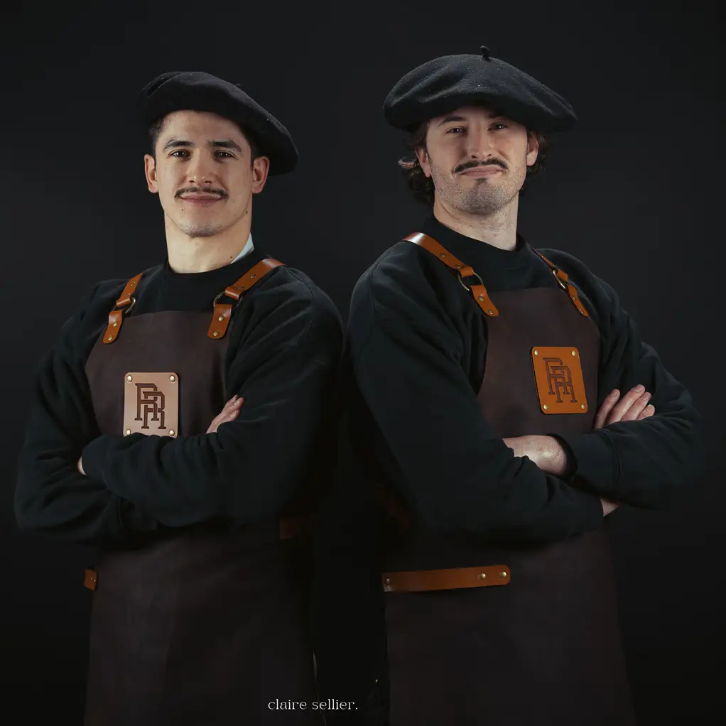 Tablier de Cuisine en Cuir - Italian Chef Pro