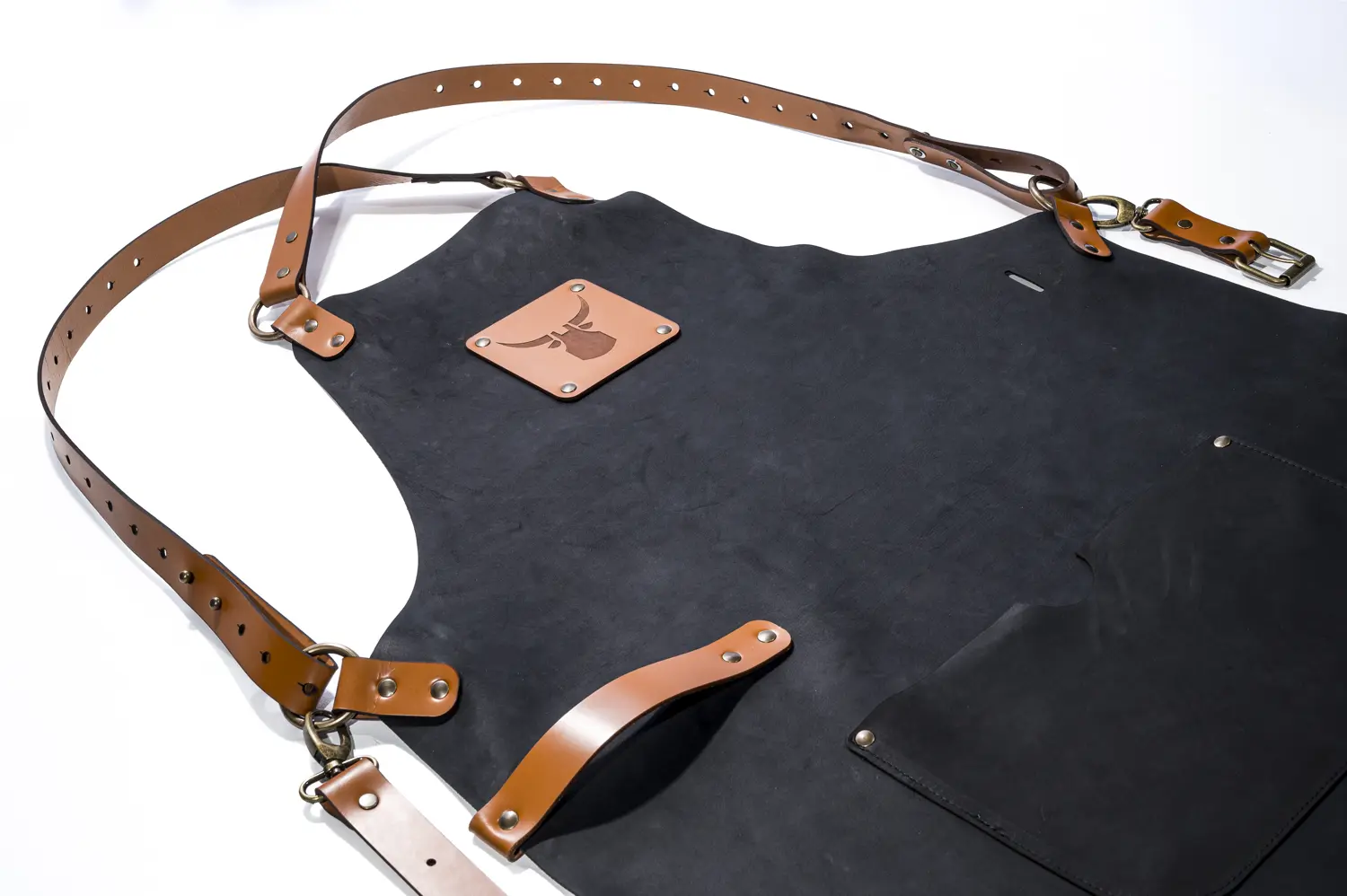 Tablier de Cuisine en Cuir - Italian Chef Pro