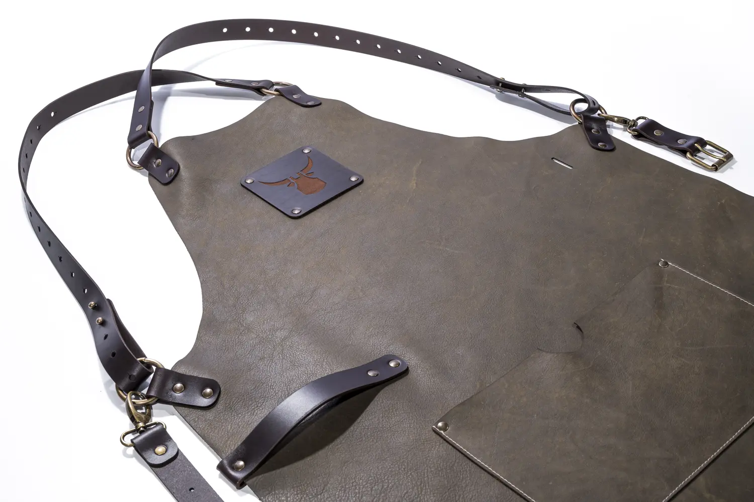Tablier de Cuisine en Cuir - Italian Chef Pro