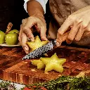 Couteau d’Office – Acier damassé 67 couches avec noyau AUS-10 – Manche élégant en bois d’olivier – Tranchant rasoir, dureté 60±2 HRC – Design ergonomique et haut de gamme