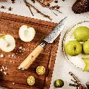 Couteau d’Office – Acier damassé 67 couches avec noyau AUS-10 – Manche élégant en bois d’olivier – Tranchant rasoir, dureté 60±2 HRC – Design ergonomique et haut de gamme