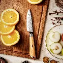 Couteau d’Office – Acier damassé 67 couches avec noyau AUS-10 – Manche élégant en bois d’olivier – Tranchant rasoir, dureté 60±2 HRC – Design ergonomique et haut de gamme