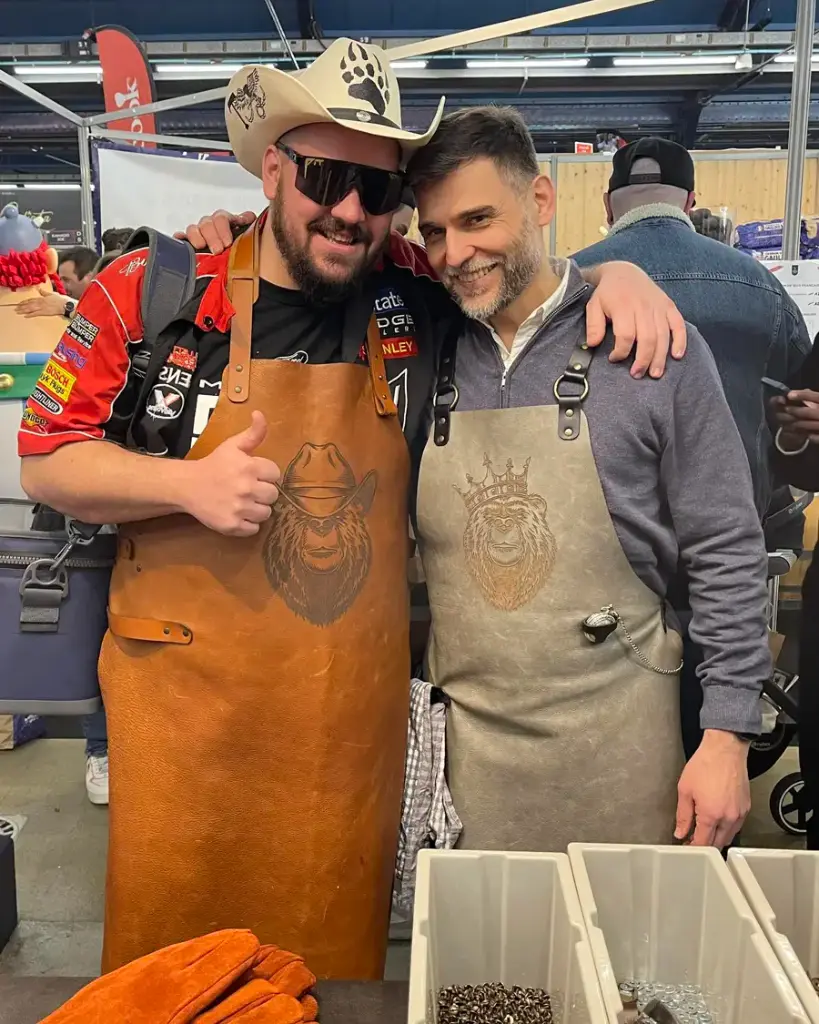 Personalized Leather Apron – Bears