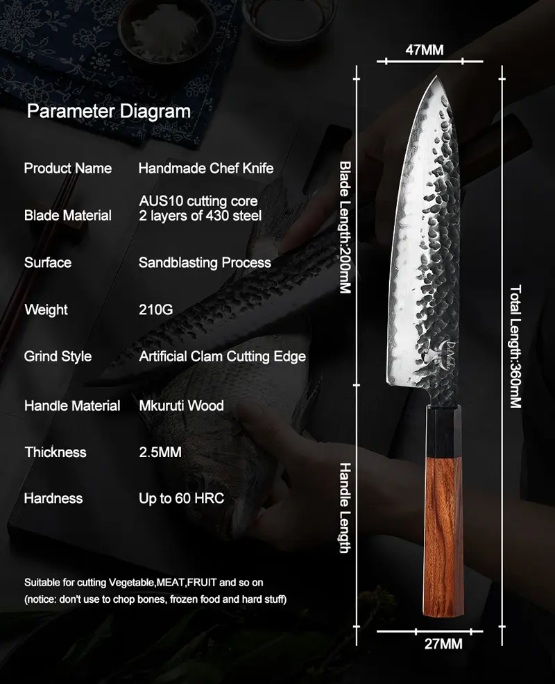 Couteau japonais traditionnel – Chef