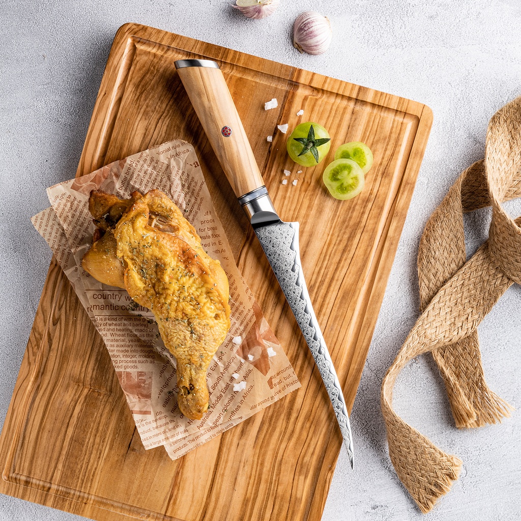 Damascus Boning knife