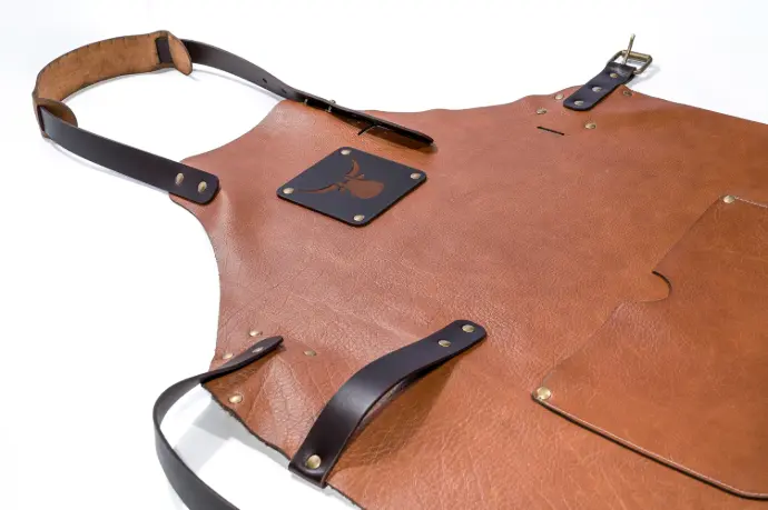 Tablier en Cuir - Dompteur de Flammes Classique