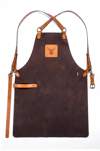 Tablier de Cuisine en Cuir - Italian Chef Pro