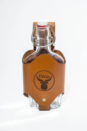 Leather Bottle Holder - Kit de Survie