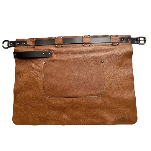Short Leather Hospitality Apron