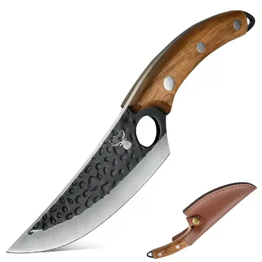 The Testosterone Knife + leather sheath