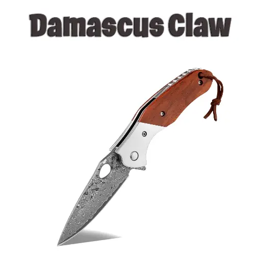 [KN-COOL-DAMASCL] Couteau pliant – Griffe Damas 